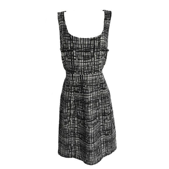 Michael Kors Cotton Dress black/white 6 - Picture 1 of 8